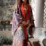 Trends By SIS- Purple Fusion Kimono