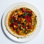 hummus-with-roasted-bell-peppers-and-chickpeas